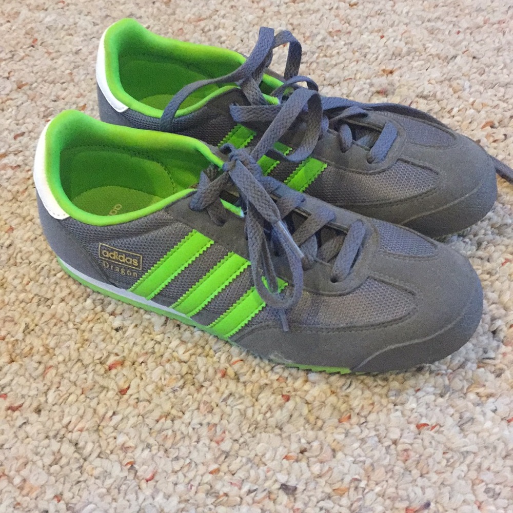 Adidas Girls size 4 sneakers